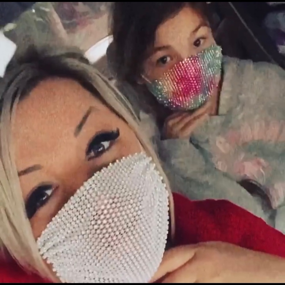 Bling mask covers
